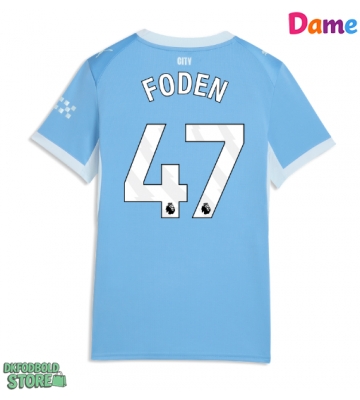 Manchester City Phil Foden #47 Replika Hjemmebanetrøje Dame 2026-27 Kortærmet